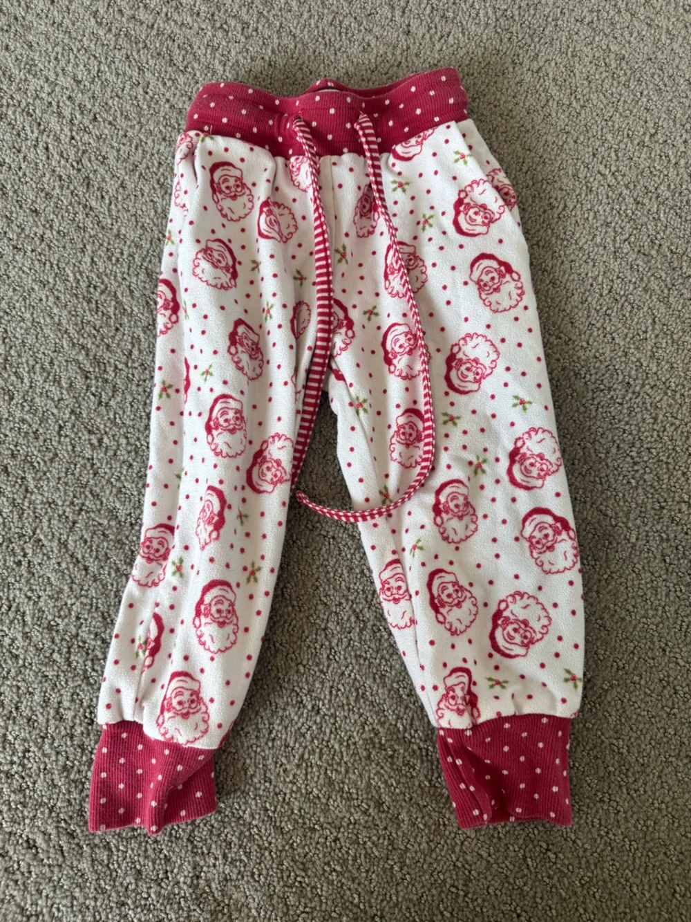 SweetHoney Unisex 18 Month Nick Santa Christmas Lounge Set Red White Holiday